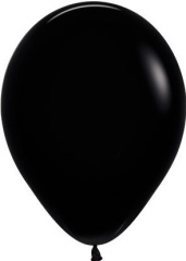 S Шар (5''/13 см) Черный (080), пастель, 100 шт. (105080)