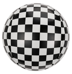 Шар 3D (22"/56 см) Сфера, Шахматы, 1 шт.