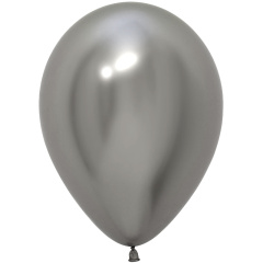 S Шар (5''/13 см) Reflex, Зеркальный блеск, Серебро (981), хром, 50 шт. (205981)