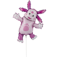 Шар с клапаном (16"/41 см) Мини-фигура, Лунтик, 1 шт.